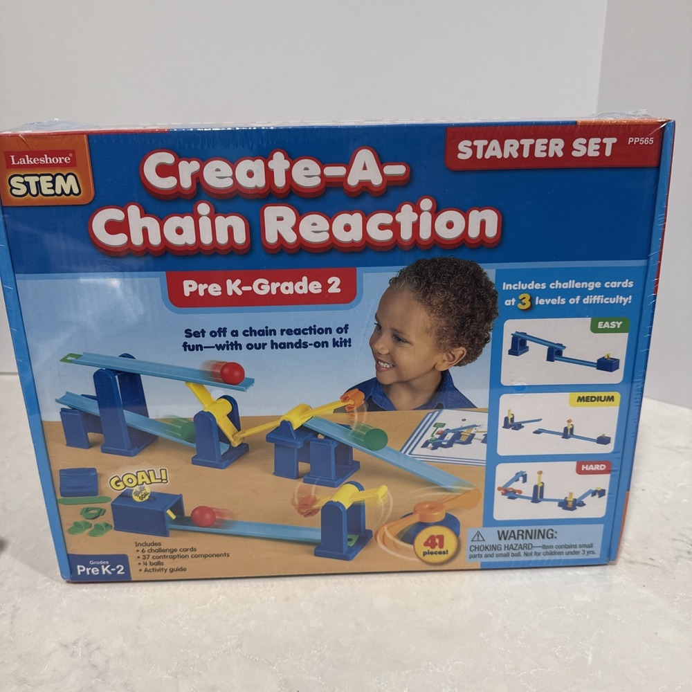 Lakeshore Stem Create A Chain Reaction Kit Starter Set Pre K-2